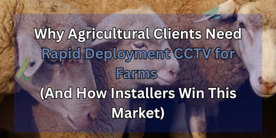 Rapid deployment CCTV for Farms