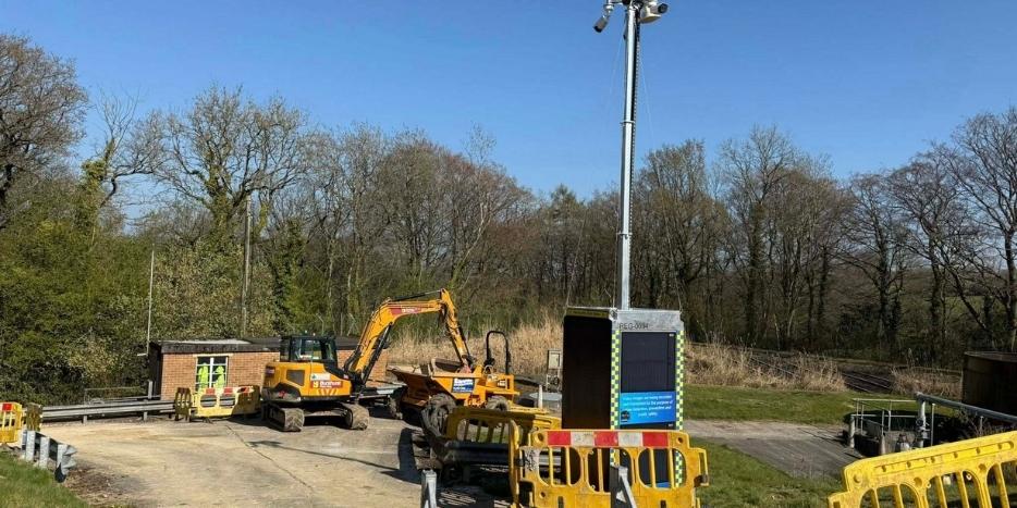 temporary cctv hire for construction sites